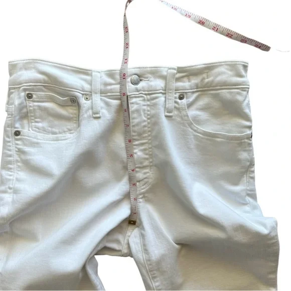Madewell Women’s White High Rise Kick Out Jeans Size 30 - Picture 6 of 10